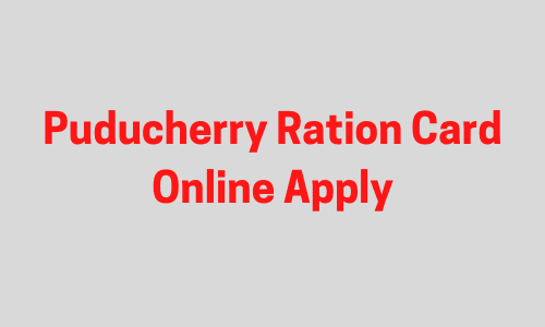 Puducherry Ration Card 