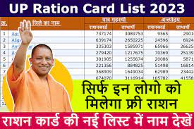 UP ration card new list
