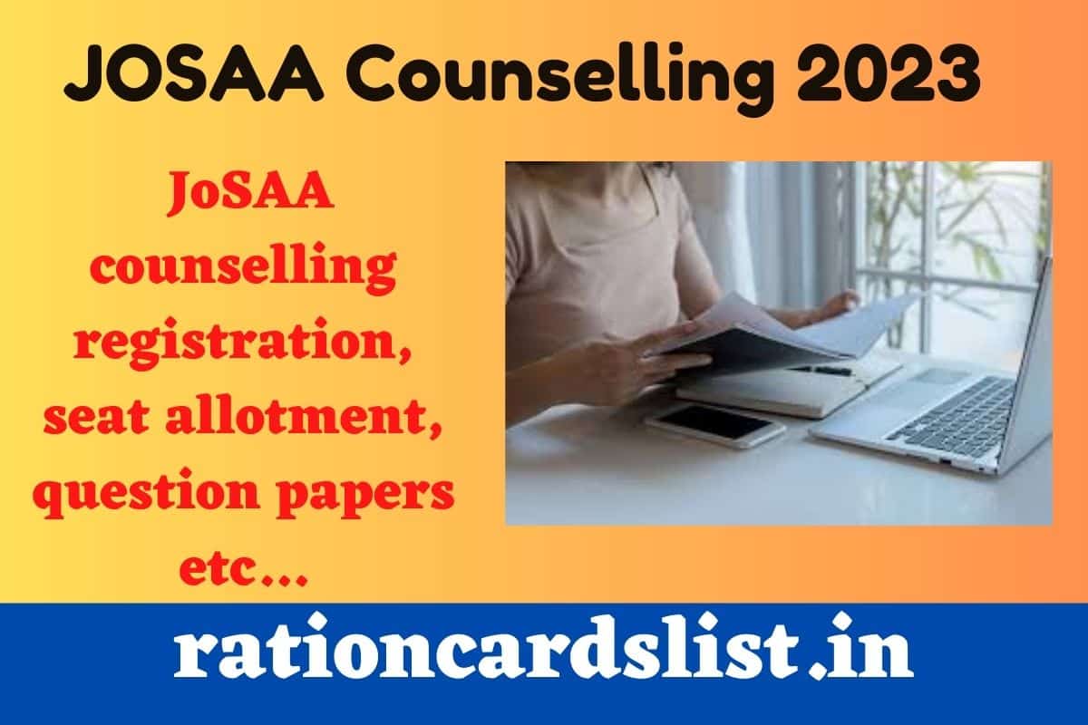 JOSAA counselling registration
